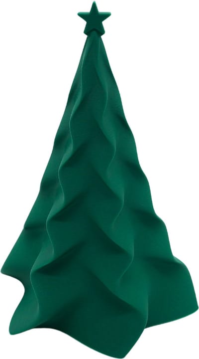 Organische kerstboom – Decoratief object - Maretak Groen - 3d geprinte object – Winter woondecoratie – 15CM
