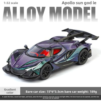 1:32 Apollo Ie Superauto Model Legering Diecast Speelgoedvoertuig Kinderen Jongen Verjaardagscadeau Collectie Miniatuur Auto Huisdecoratie