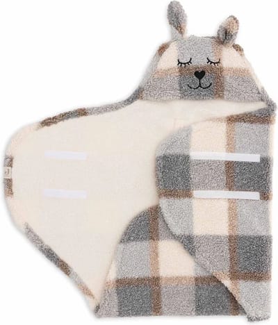 Jollein Baby Wikkeldeken - Bunny - Check Boucle - 100x105cm