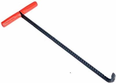 Putdeksel Haak - Afvoerheffer - Zwaar Werk - Extra Hefboomwerking - 14mm Diameter - Zilver