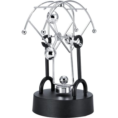 Semi golbe shape Revolving Gadget Perpetual Motion Desk Office Decor Physics Science Art Toy
