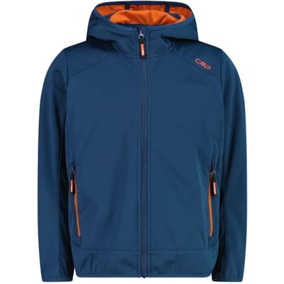Cmp Fix Hood 39a5134 Softshelljack Blauw 8 Years Kinderen
