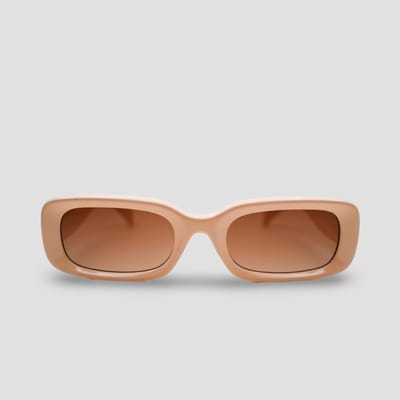 Montuurtjevoorjou - Fog Champagne - Zonnebril - Dames zonnebril - Festival Bril - Beige