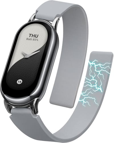 kwmobile sporthorloge band geschikt voor Xiaomi Mi Band 10 / Mi Band 9 / 8 bandje - Smartwatch of activity tracker polsband - Met magneetsluiting - In lichtblauw
