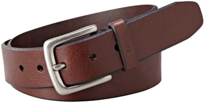 FOSSIL riem Joe Leather Belt W100 Brown bruine