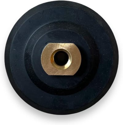 Steunschijf - Houder voor pads - Slijpen en polijsten - Universele M14 aansluiting - 10 cm diameter - Zwart