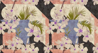 Fotobehang vintage bloom2 DD114107 Livingwalls Walls by Patel | 3D Fotobehang op maat