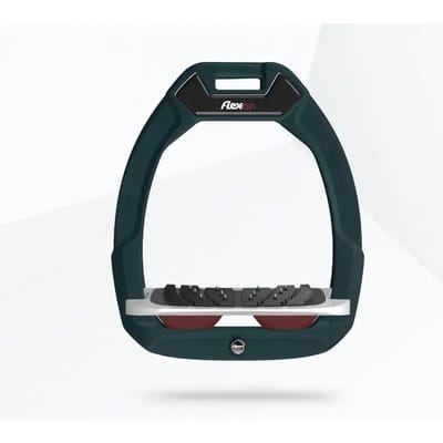 Veiligheidstrykkers voor paardrijden Inclinatie Ultra Grip Groen/Grijs/Bordeaux Flex-On Safe-On