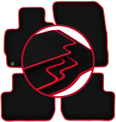 CARLUX-RED automatten voor: Mitsubishi Outlander III SUV (2012-)
