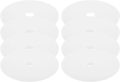 Toiletborstelhoes - Borsteldeksel Houder - Badkamer Hygiëne - Geurbestrijdend Ontwerp - 8 cm - Wit