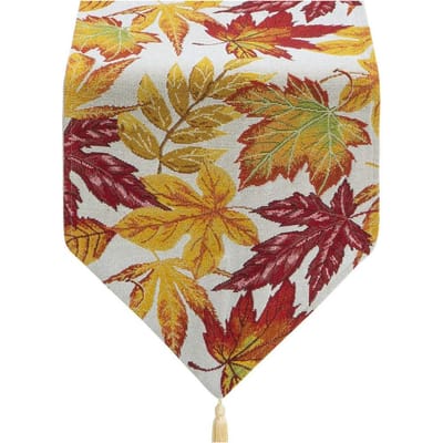 Herfst Tafelkleed Vakantie Tafelkleden voor Eetkamer Oogst Esdoornblad Tafelkleed voor Herfst brown