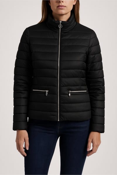 Only Dames Onlclara OTW Gewatteerde Jas Zwart Maat 38