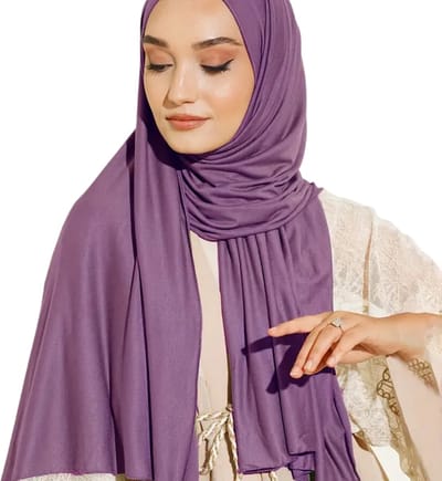 Bovista Hoofddoek - Hijab - Dames - Abaya - Sjaal - Islamitische Kleding - Moslim Kleding - Alhamdulillah - Paars