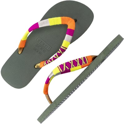Uzurii | Teenslippers | Dames | Army Green | Maat 37/38
