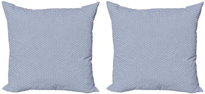 ABAKUHAUS – Kussenhoezen 2x50x50 cm – Art Deco Schubbenpatroon Boho – Dubbelzijdig