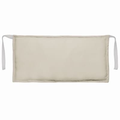 FEROCITY - Hoofdsteun voor houten ligstoelen - Comfortabel - Waterafstotend - 45 x 25 cm - Polyester - Beige
