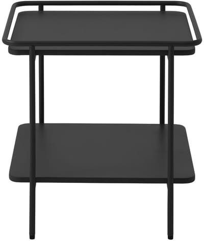 Giga Living Nachtkastje Yuba - Zwart Metaal - 45x45x44,3cm