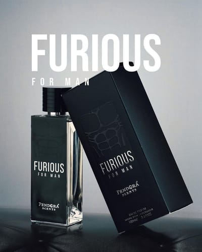 Paris Corner Pendora Scents Furious for Man Eau de Parfum 100ml – Krachtige Houtachtige Kruidige Geur voor Mannen | Luxueus, Intens & Tijdloos
