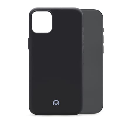 Telefoonglaasje Hoesje Geschikt voor Apple iPhone 15 - TPU - Mat Zwart - Beschermhoes - Case - Cover