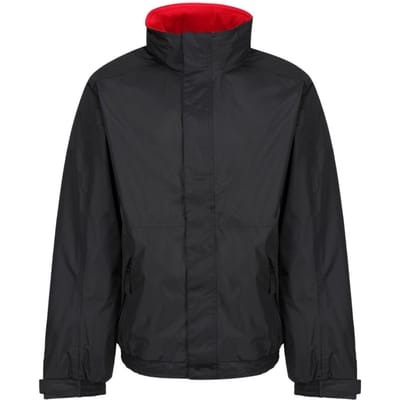 Regatta - Dover Waterdichte Winddichte Jas (Thermo-Guard Isolatie) (Zwart met Rood)