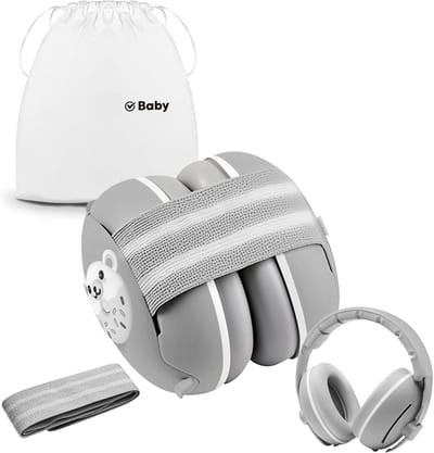 Gehoorbescherming baby hoofdtelefoon roze