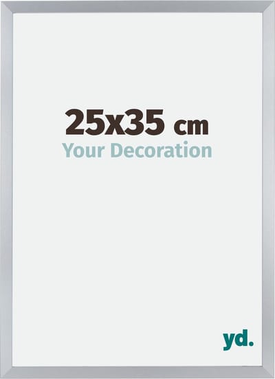 Your Decoration - Fotolijst 25x35 cm - MDF - Zilver Glans - Catania