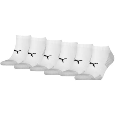 Puma Sport Cushioned Sneakersokken Light 6-pack Wit-35/38
