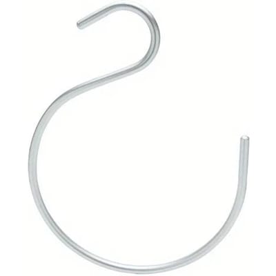 Hoed Haken voor Baseballpetten Aluminium Baseballpet Organizer Hanger Pettenrek Hoed Opberg Houder voor Kast Slaapkamer Ruimtebesparend white