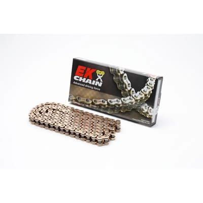 Chaîne motorijdoordrijving Qx-Ring met klinkverbinding EK Chain 525 SRX2