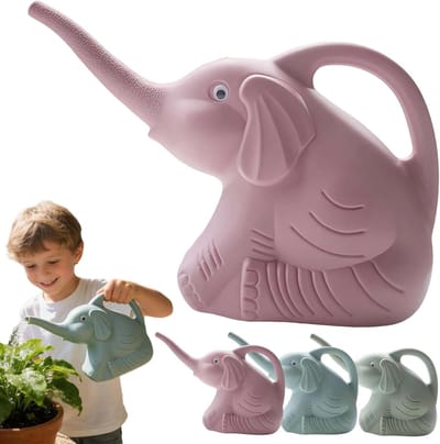 Olifant Gieter - Plantenspuit Waterkan - Planten Water Geven - Lange Tuit Ontwerp - 2 Liter Capaciteit - Groen
