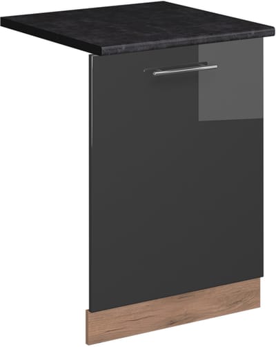 Vicco Fame-Line Vaatwasserfrontpaneel – 60 cm, WB Antraciet Antraciet Hoogglans