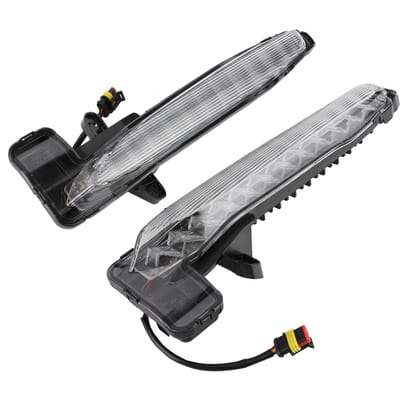 Paire de feux de jour LED pour voiture, pare-chocs avant, lampe blanche et jaune, compatible avec Corolla SE XSE 2020-2021 gray