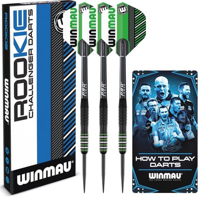 Rookie Dart Set - Ideaal voor Beginners en Gevorderden | Inclusief Flights, Shafts en Exclusief Dart Boekje