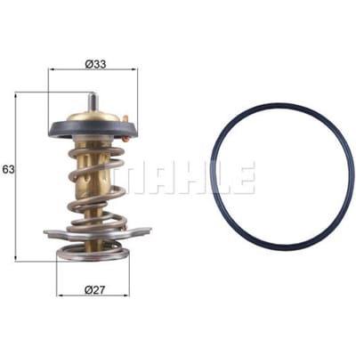 Thermostaat, koelvloeistof MAHLE TX 264 82D