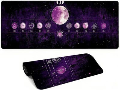 Bureauonderlegger - XXL Muismat - Werk en Gaming - Waterdicht & Antislip - 120 x 60 cm - Abstract