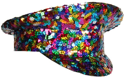 Pet Luxe - Sequins - Disco Pailletten - Volwassenen - Multicolor - Unisex - Maat 59