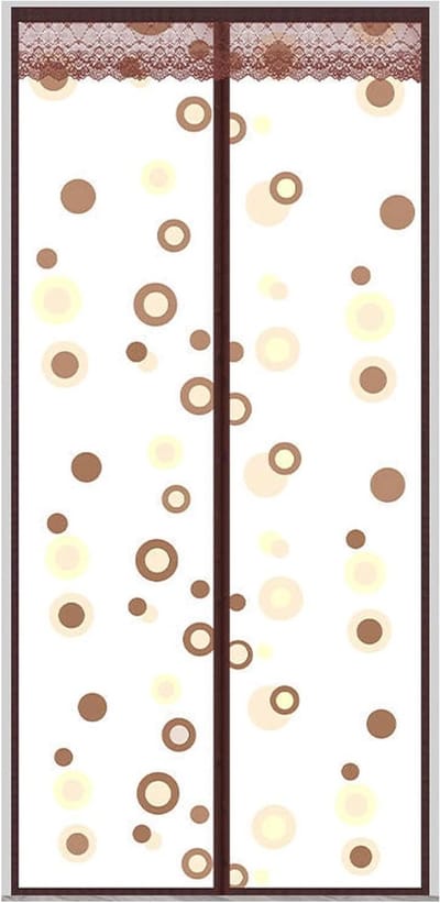 Magnetische Hordeur - Isolerend Gordijn - Tocht Vrij Blijven - Automatisch Sluitend - 95x205cm - Transparant