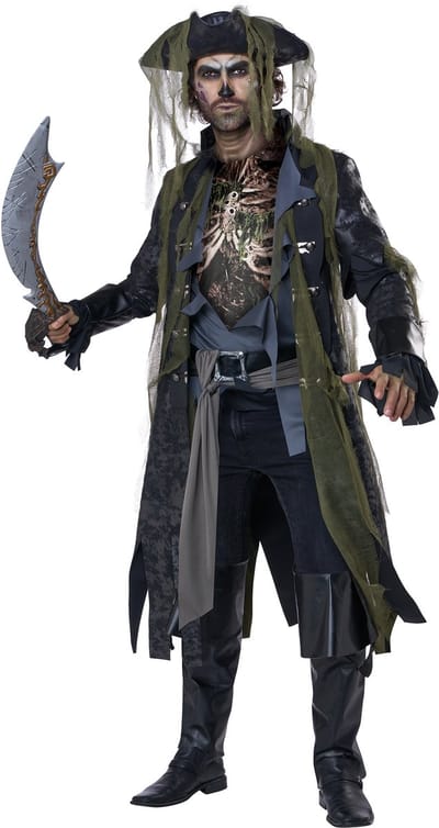 Vegaoo - Deluxe piratenzombiekostuum voor volwassenen