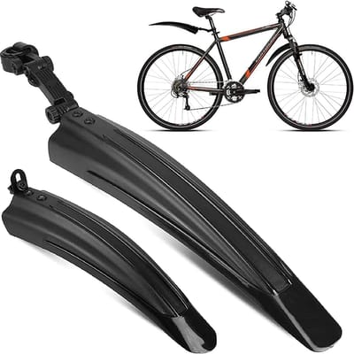 2Pcs Universele Fietsmodderbeschermers - Verstelbare Voor- en Achtermodderbeschermers - Geschikt Voor MTB-Fietsen Met 20, 22, 24, 26, 27 Inch Wielen