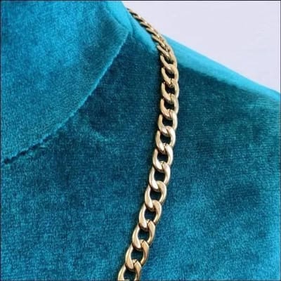 Aramat Jewels | Halskettingen | Stalen Cuban Chain gourmet Ketting | 55cm / 7mm |55cm | | Staal | Volwassenen | Verkleurd niet
