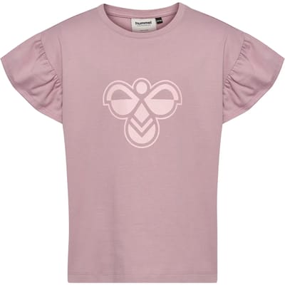 Hummel kinder-T-shirt Hmljr Ruffle Ss Big Bee 233879