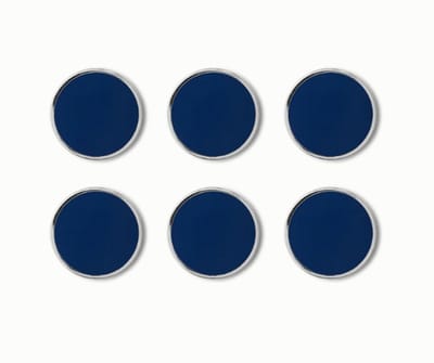 Mustard - The buttons - Magneten - Set van 6 - Navy
