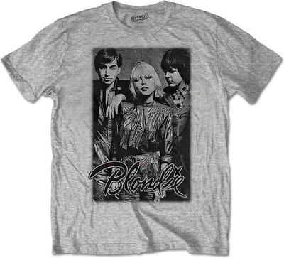 Blondie - Band Promo Heren T-shirt - M - Grijs