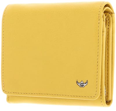 Golden Head Leren portemonnee Madrid RFID Protect RV-Börse 3335 Sonnengelb geel