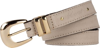 Legend Dames - Leren riem - Beige - 85cm