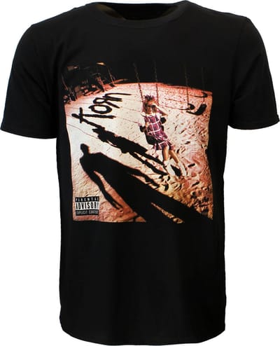 Korn Self Titled Album T-Shirt - Officiële Merchandise - M