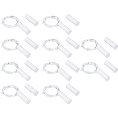 10 Sets Verzonken Magnetische Schakelaar DC100V 10W NC Type Vlamvertragend Deursensor Raam Reed Schakelaar white