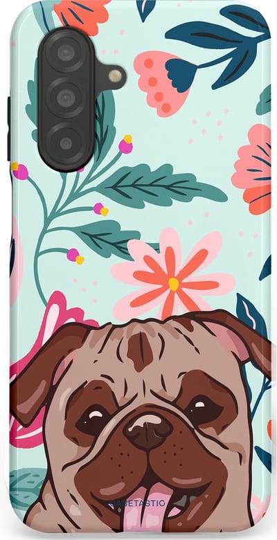 Casetastic Hoesje Geschikt voor Samsung A26 - Stijlvolle Beschermende Duo-layer Case - Mopslik