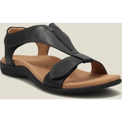 Premium Orthopedische Sandalen Dames Bunion Corrector Platform Wandelsandalen Dames Wedge Sandalen Vrouwelijke Strand Schoenen Vrouwen 39 zwart