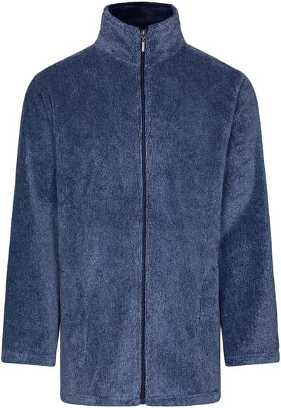 Pastunette - Vest - Indigo Lounge - Fleece - Rits - Blauw - Maat S